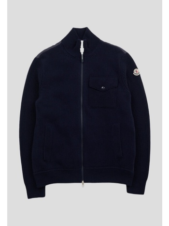 ανδρικό cardigan tricot navy moncler