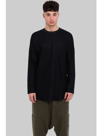 ανδρικό μαύρο wool jersey taped tee barbara alan σε προσφορά