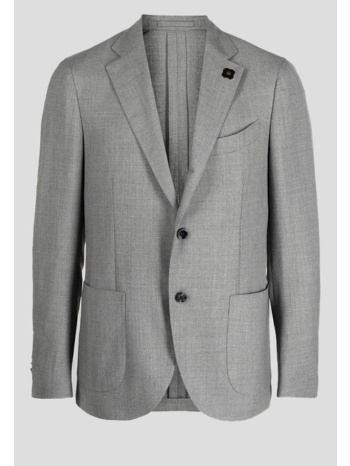 ανδρικό γκρι single breasted blazer lardini σε προσφορά