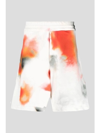 ανδρικό λευκό flower shorts alexander mcqueen σε προσφορά