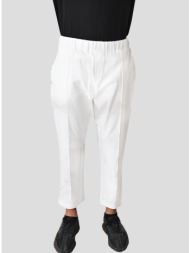 ανδρικό λευκό jogger pants in white monk