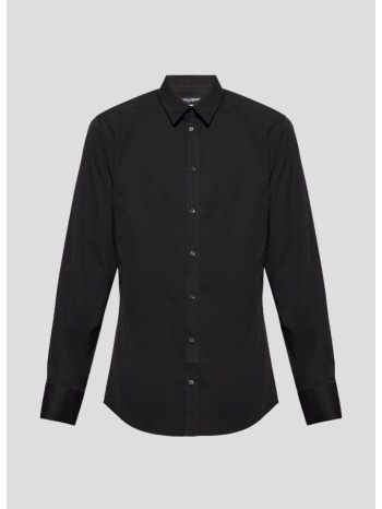 ανδρικό classic shirt in black dolce&gabbana