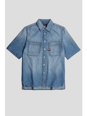 ανδρικό denim shirt slanted double pocket g-star σε προσφορά