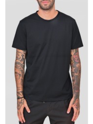ανδρικό cotton t-shirt in black monk