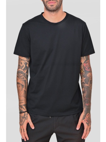 ανδρικό cotton t-shirt in black monk
