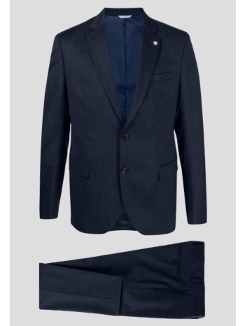 ανδρικό μπλε single breasted blue suit manuel ritz σε προσφορά