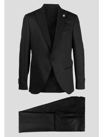 ανδρικό μαύρο two-piece suit black lardini