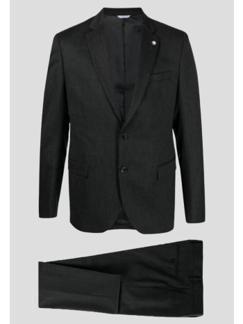 ανδρικό μαύρο single breasted black suit manuel ritz σε προσφορά