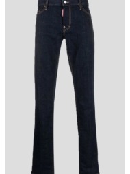 ανδρικό μπλε straight denim jeans dsquared