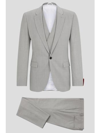 ανδρικό γκρι extra slim fit suit in grey hugo σε προσφορά