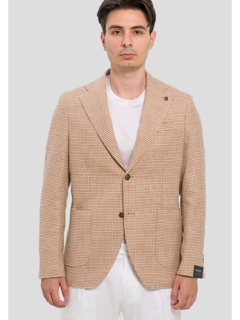 ανδρικό classic checkered blazer in beige breras σε προσφορά