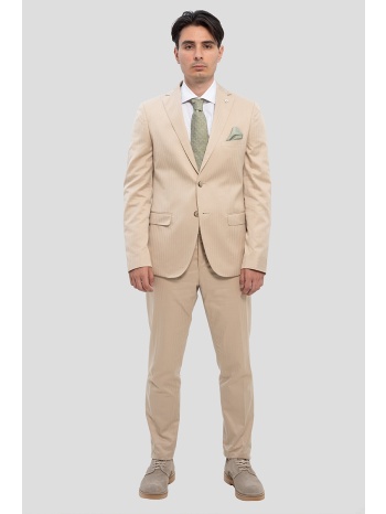 ανδρικό regular fit suit in beige lubiam σε προσφορά