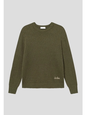 ανδρικό πράσινο errol cotton round neck les deux σε προσφορά