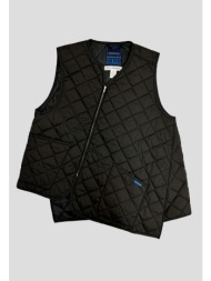 ανδρικό μαύρο gilet a taglio diagonale comme des garçons play