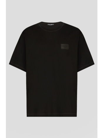ανδρικό μαύρο logo t-shirt in black dolce&gabbana σε προσφορά