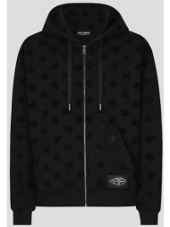 ανδρικό μαύρο zip-up ...