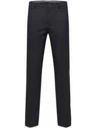 ανδρικό μαύρο black 175 slim fit trousers selected homme