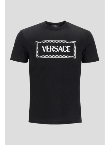 ανδρικό embroidered logo t-shirt versace σε προσφορά