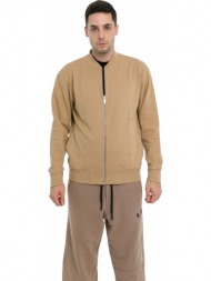 ανδρικό μπεζ zip up beige hoodie selected homme