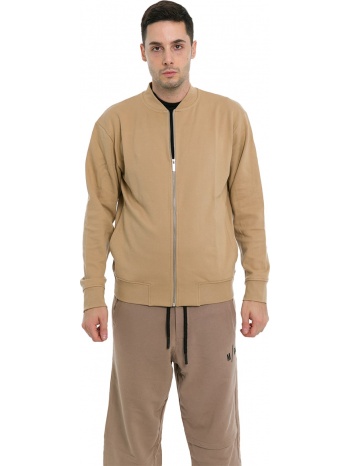 ανδρικό μπεζ zip up beige hoodie selected homme σε προσφορά