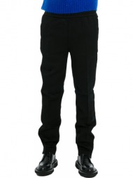 ανδρικό μαύρο straight-leg elasticated trousers represent