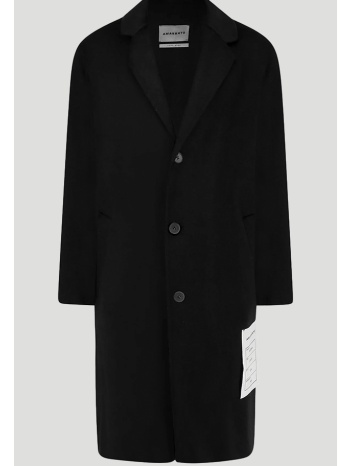 ανδρικό μαύρο cappotto outdoor coat raffaello bettini σε προσφορά