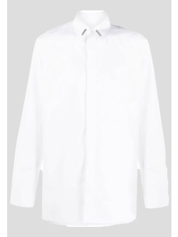 ανδρικό shirt with collar details in white givenchy