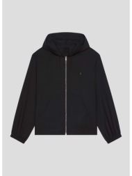 ανδρικό μαύρο 4g wool zipped hoodie givenchy