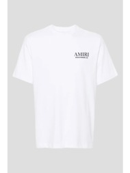 ανδρικό λευκο bones stacked cotton t-shirt amiri