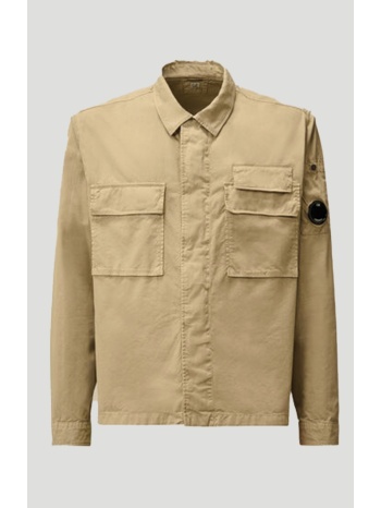 ανδρικό μπεζ organic gabardine utility lens shirt c.p σε προσφορά