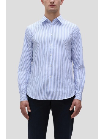 ανδρικό μπλε comma cotton poplin shirt aspesi σε προσφορά
