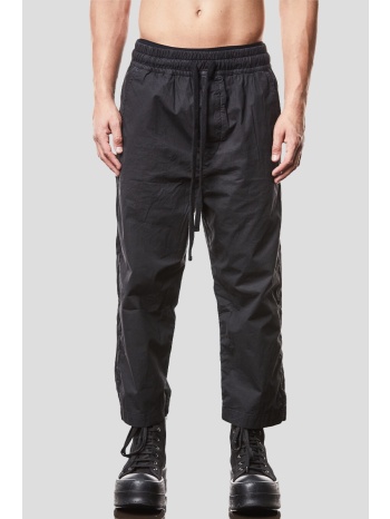 ανδρικό μαύρο woven cropped leg trousers thom krom σε προσφορά