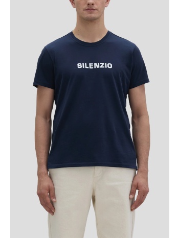 ανδρικό nav cotton jersey t-shirt with print aspesi σε προσφορά