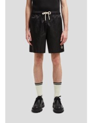 ανδρικό μαύρο monogram jacquard swim shorts moncler