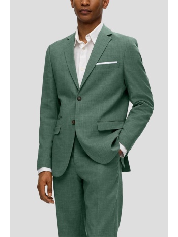 ανδρικό πράσινο slim fit single-breasted blazer selected σε προσφορά