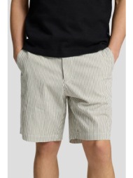 ανδρικό μπεζ seersucker shorts selected homme