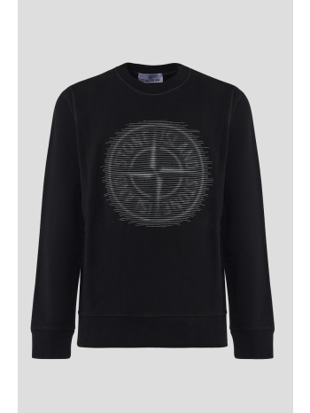 ανδρικό crewneck sweatshirt in cotton jersey stone island σε προσφορά