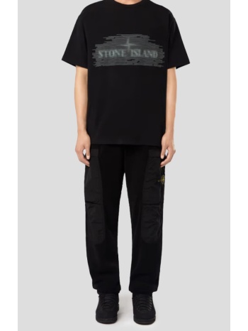 ανδρικό t-shirt with `optical one` print stone island σε προσφορά