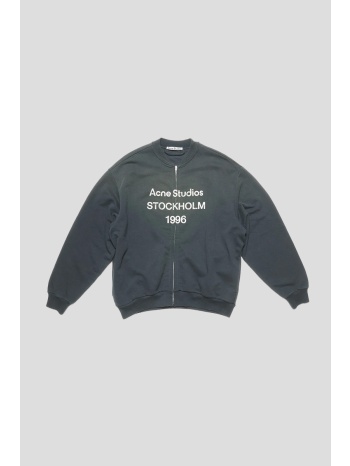 ανδρικό μαύρο zip sweater logo acne studios σε προσφορά