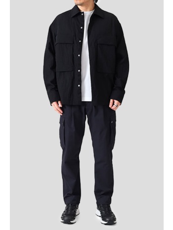 ανδρικό μαύρο nylon shirt jacket herno σε προσφορά