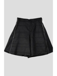 ανδρικό μαύρο dot print shorts - black black comme des garçons