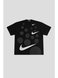 ανδρικό μαύρο nike oversized t-shirt black comme des garçons