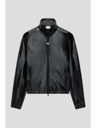 ανδρικό μαύρο vinyl jacket courrèges