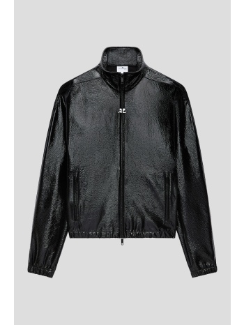 ανδρικό μαύρο vinyl jacket courrèges σε προσφορά