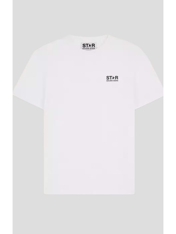 ανδρικό λευκό white star collection t-shirt golden goose