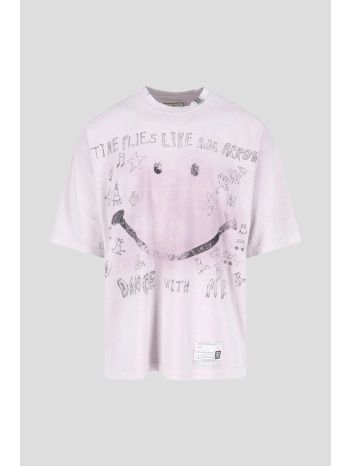 ανδρικό roz cotton t-shirt in pink maison mihara yasuhiro σε προσφορά
