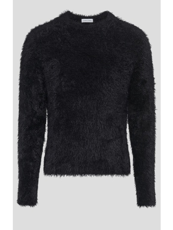 ανδρικό μαυρο wild puffy knit crewneck sweater marine serre σε προσφορά