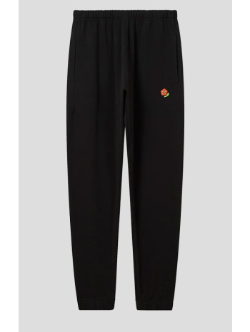 ανδρικό μαύρο embroidered jogpants in cotton kenzo σε προσφορά