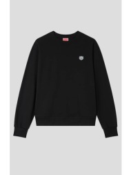 ανδρικό μαύρο embroidered sweatshirt in cotton kenzo