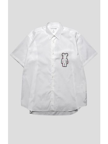 ανδρικό λευκό white cotton shirt comme des garcons σε προσφορά